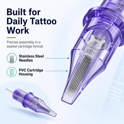 Round Liner 0.30mm 1001RL Tattoo Needle Cartridges 20PCs/Box